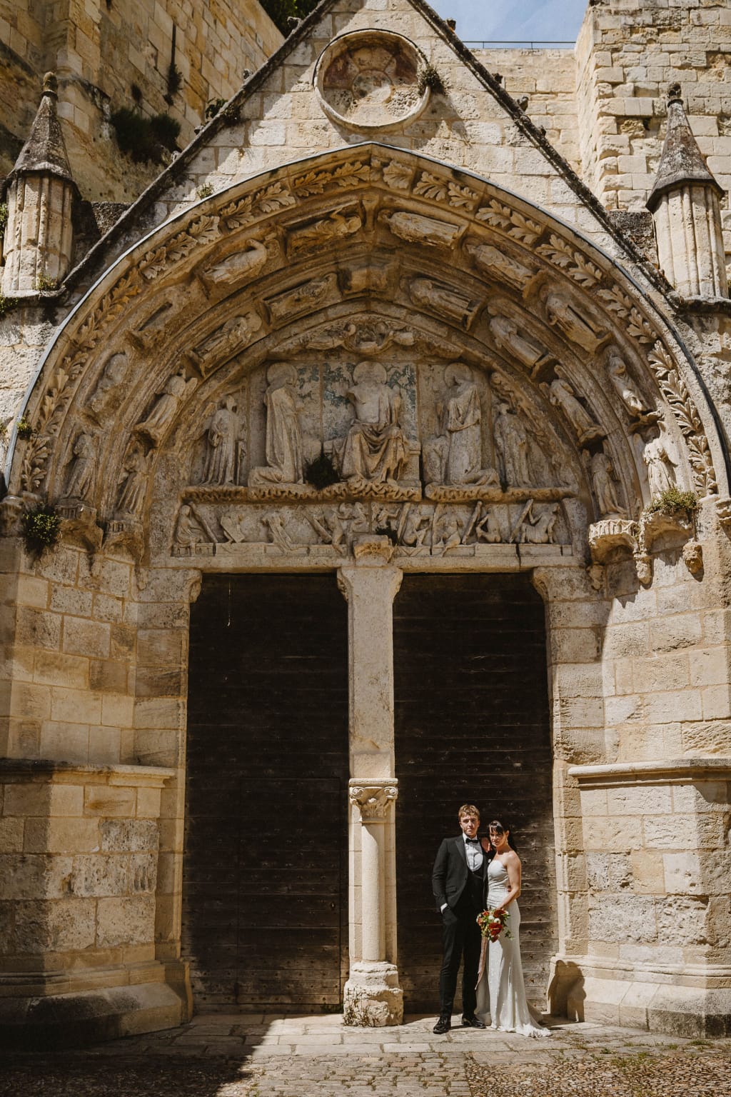 Drone view of Château de Sanse